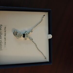 Sparkling Silver Cat Necklace